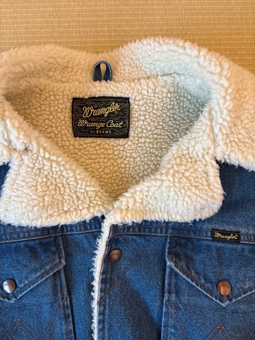 Wrangler ボア デニムジャケット XL BEAMS別注