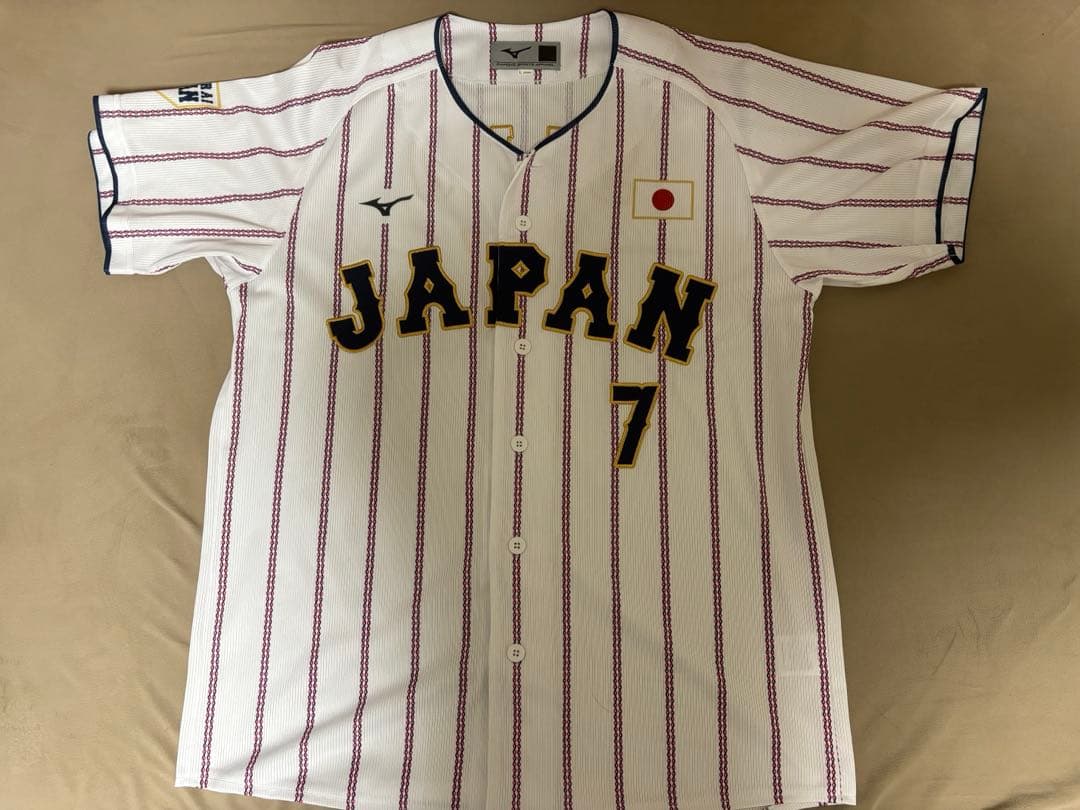 佐野恵太　侍ジャパン　ユニフォーム　Lサイズ