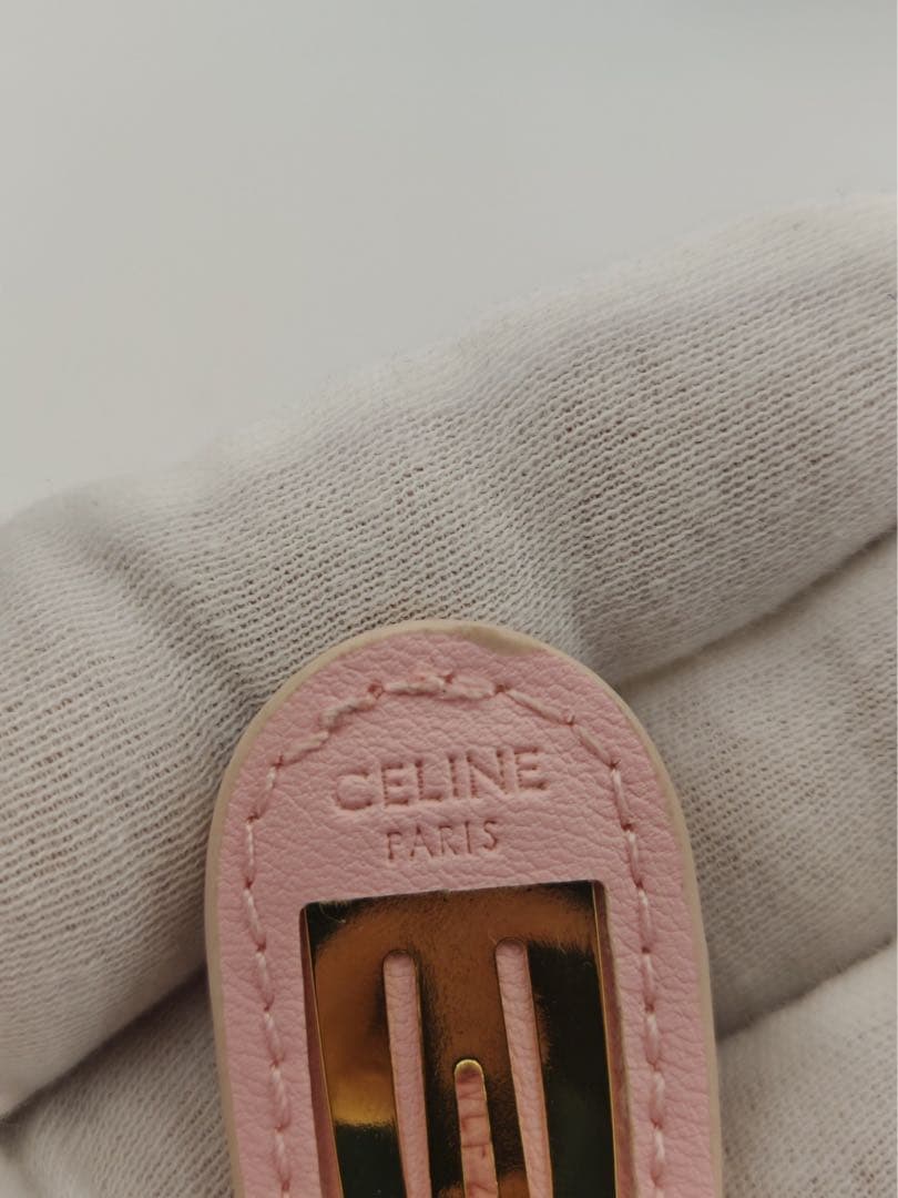 CELINE トリオンフ ヘアクリップ 3点セット　美品