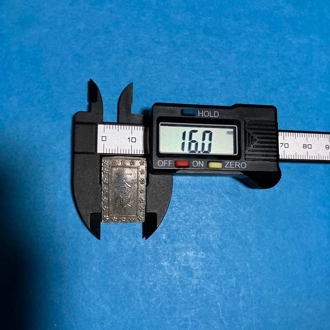 江戸期　天保一分銀　Ｐt A