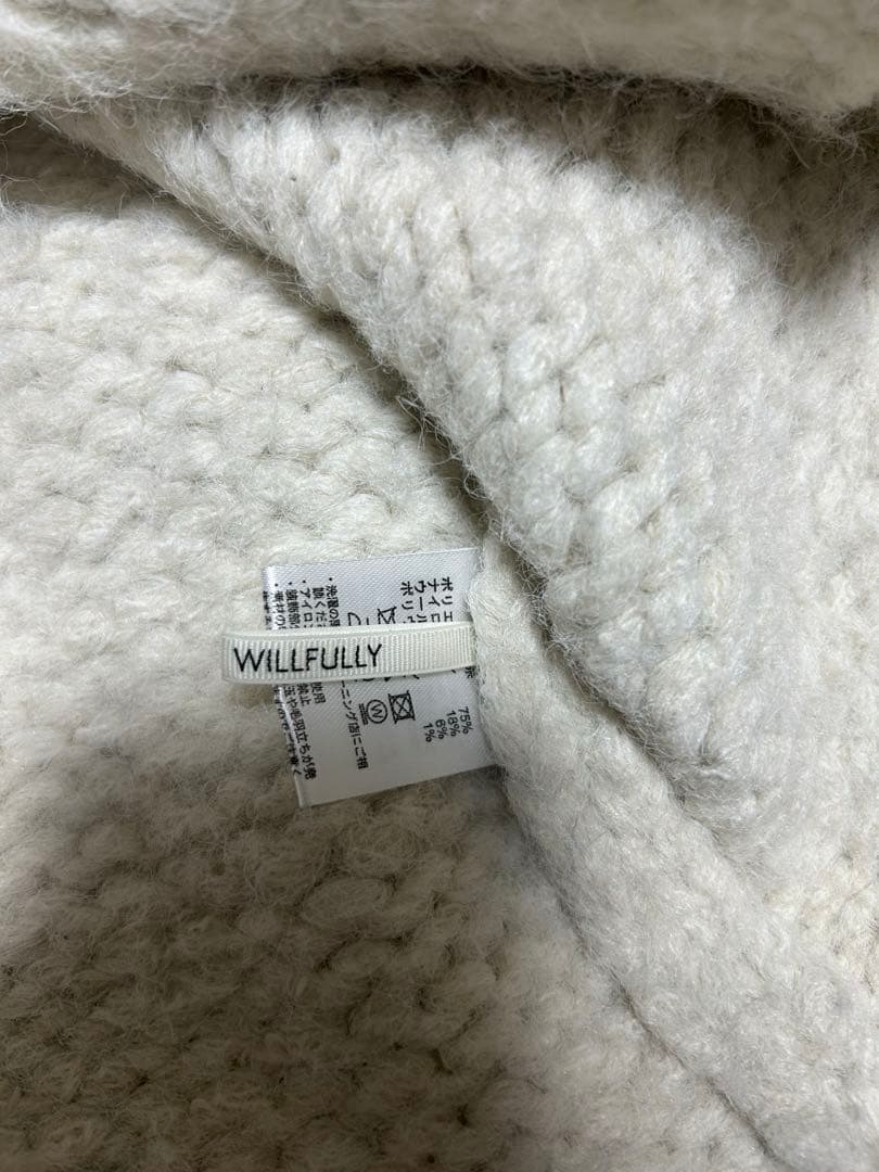 トップス willfully handmade random pearl knitvest