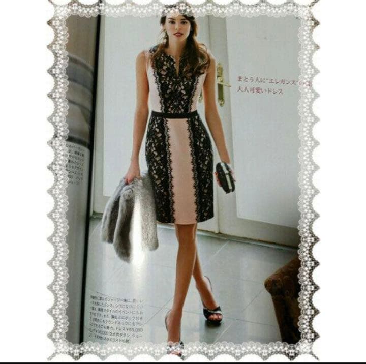 tadashi shoji❣️雑誌掲載タダシショージピンクワンピース❣️Mサイズ