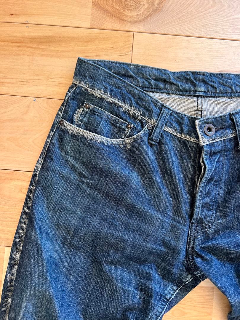 美品　ISSEY MIYAKE MEN イッセイミヤケ　デニム　メンズ　サイズ2