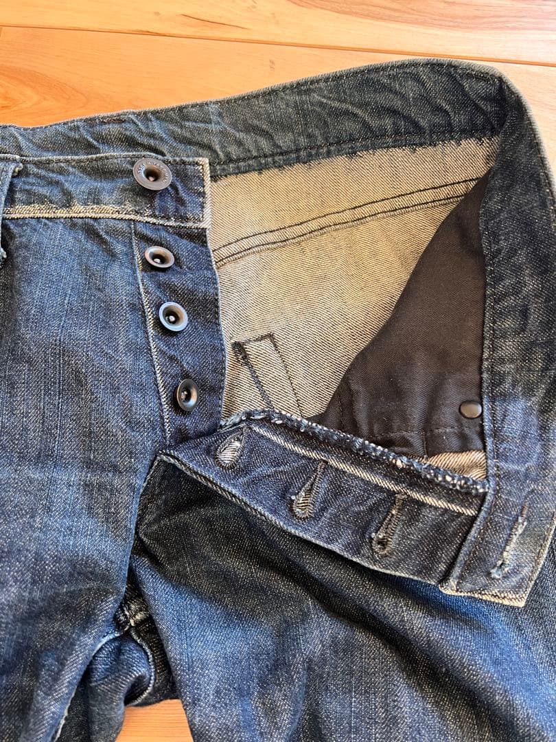 美品　ISSEY MIYAKE MEN イッセイミヤケ　デニム　メンズ　サイズ2