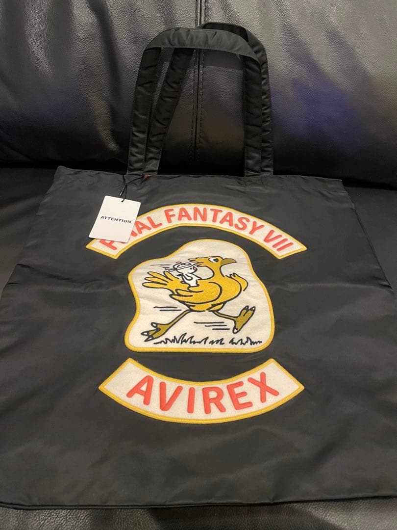 AVIREX × FINAL FANTASY VII トートバッグ　ブラック