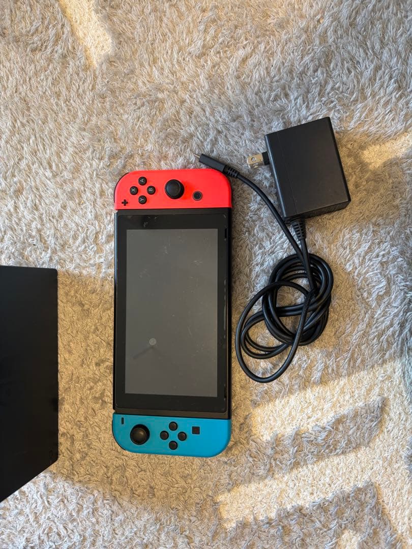 【箱無し】Nintendo Switch 本体 青/赤 ACアダプター付き