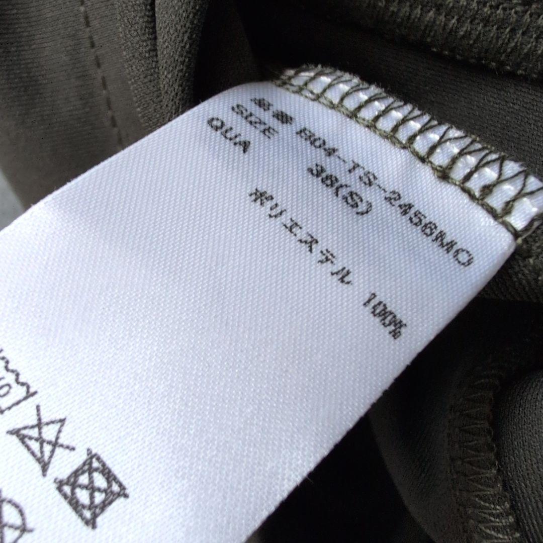 【極美品】クロノスブラックゴルフ　速乾軽量サイドラインモックネック半袖　S