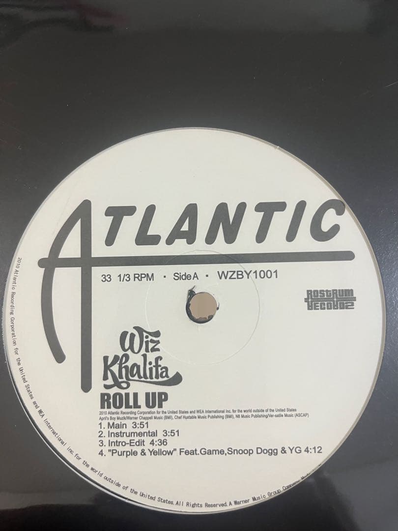 Wiz Khalifa Roll Up Young Wild Free レコード