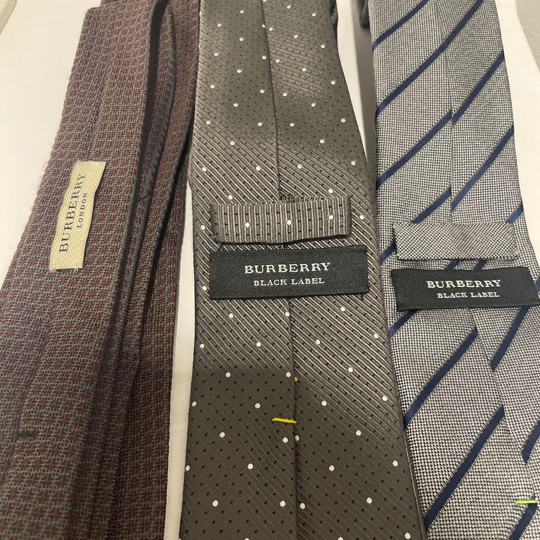 Burberry ネクタイ3本セット