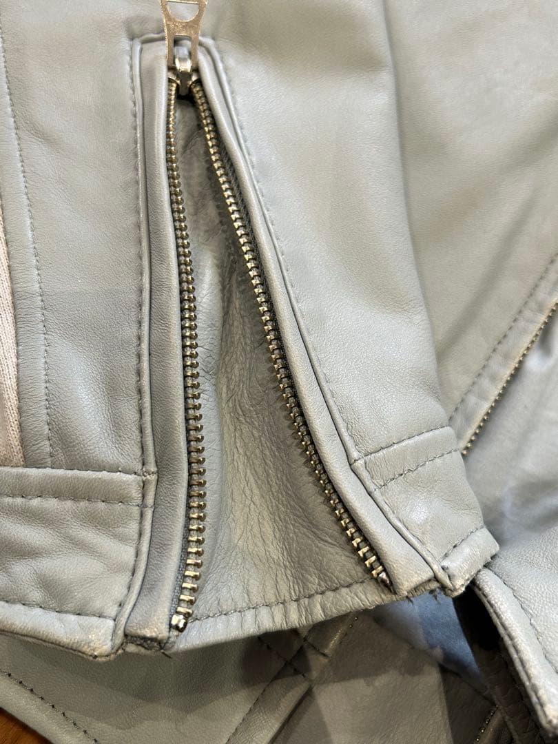 デザインワークス　DESIGNWORKS レザー シングルライダースジャケット