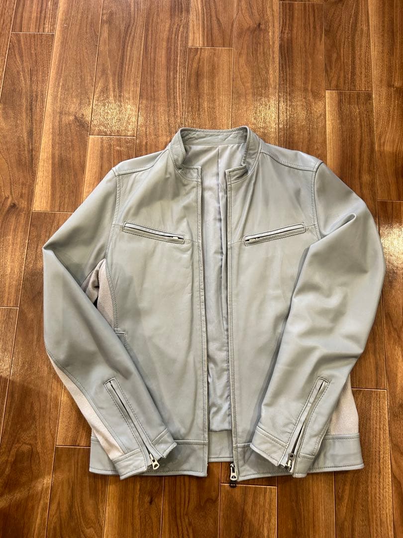 デザインワークス　DESIGNWORKS レザー シングルライダースジャケット