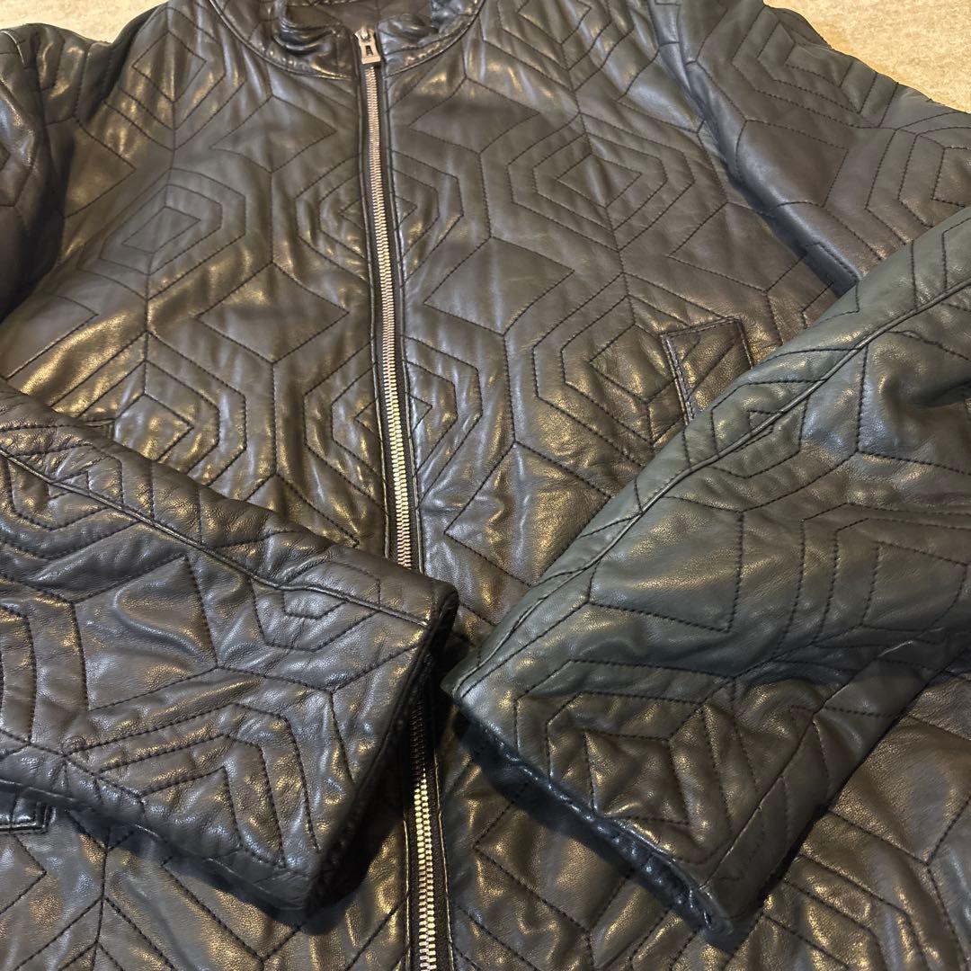 ハヤシ商品 HUGO BOSS ヒューゴボス レザージャケット サイズ46