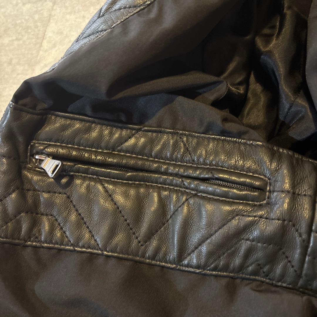 ハヤシ商品 HUGO BOSS ヒューゴボス レザージャケット サイズ46