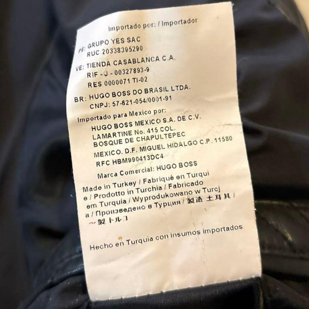 ハヤシ商品 HUGO BOSS ヒューゴボス レザージャケット サイズ46