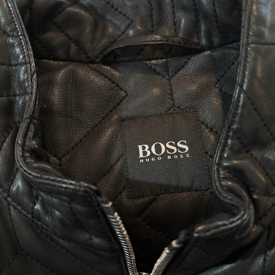 ハヤシ商品 HUGO BOSS ヒューゴボス レザージャケット サイズ46
