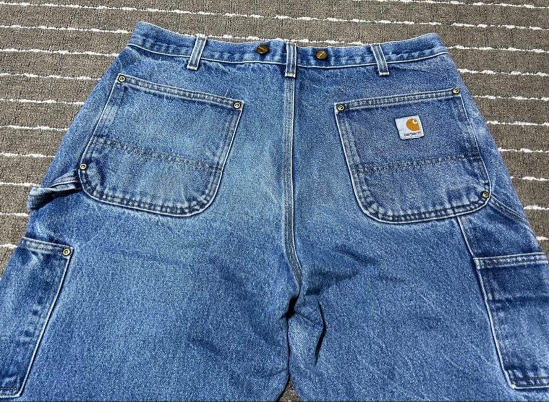 フェード◎ carhartt ダブルニーペインターパンツ デニム denim
