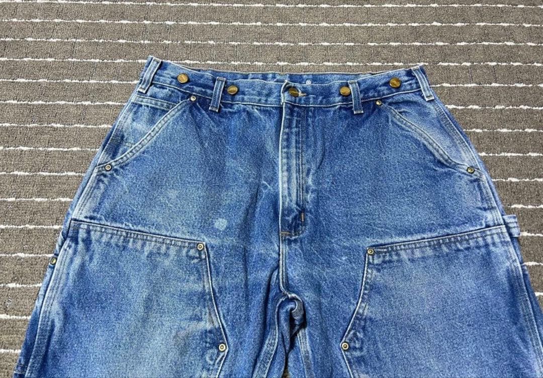 フェード◎ carhartt ダブルニーペインターパンツ デニム denim