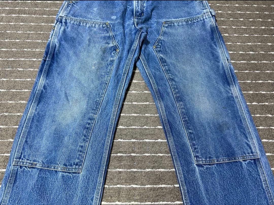 フェード◎ carhartt ダブルニーペインターパンツ デニム denim