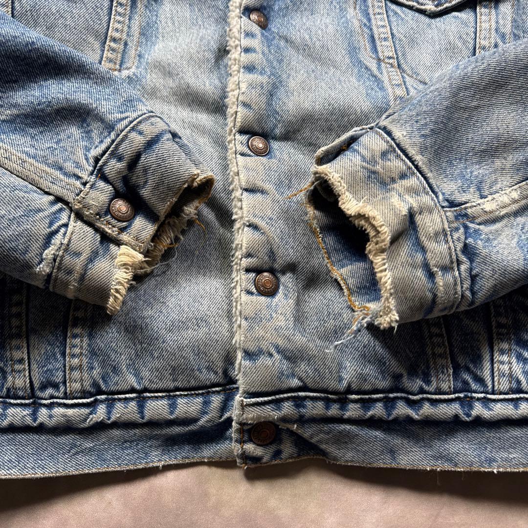 80sUSA製Levi’s70608シェルパ50Rボアトラッカー常田大希 T17