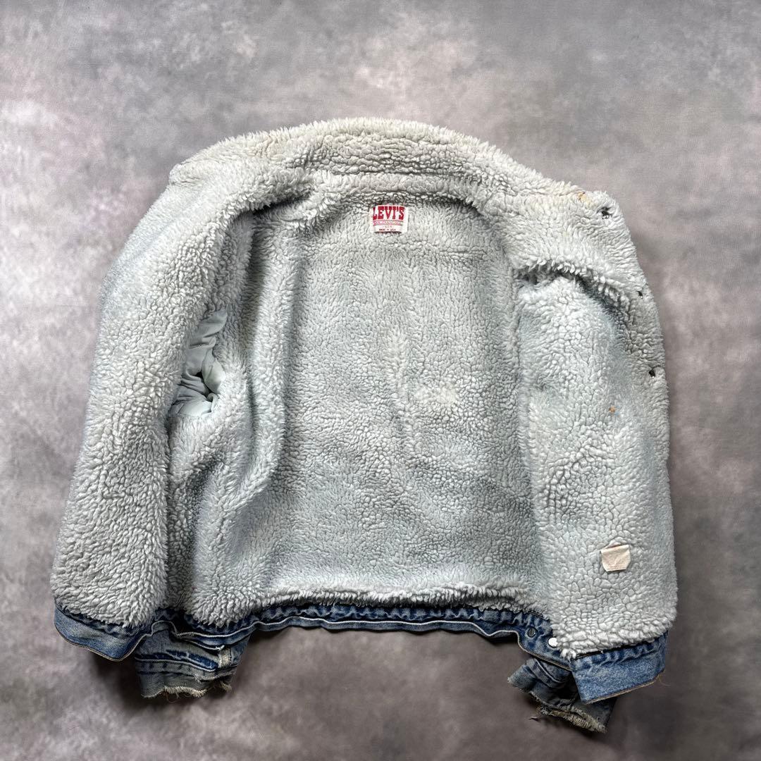 80sUSA製Levi’s70608シェルパ50Rボアトラッカー常田大希 T17