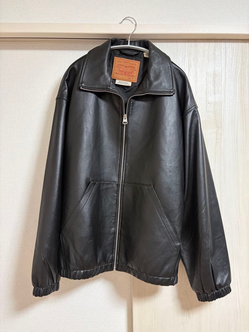 ジャケット・アウター LEVI'S FULLZIP SPORTS LEATHER JACKET