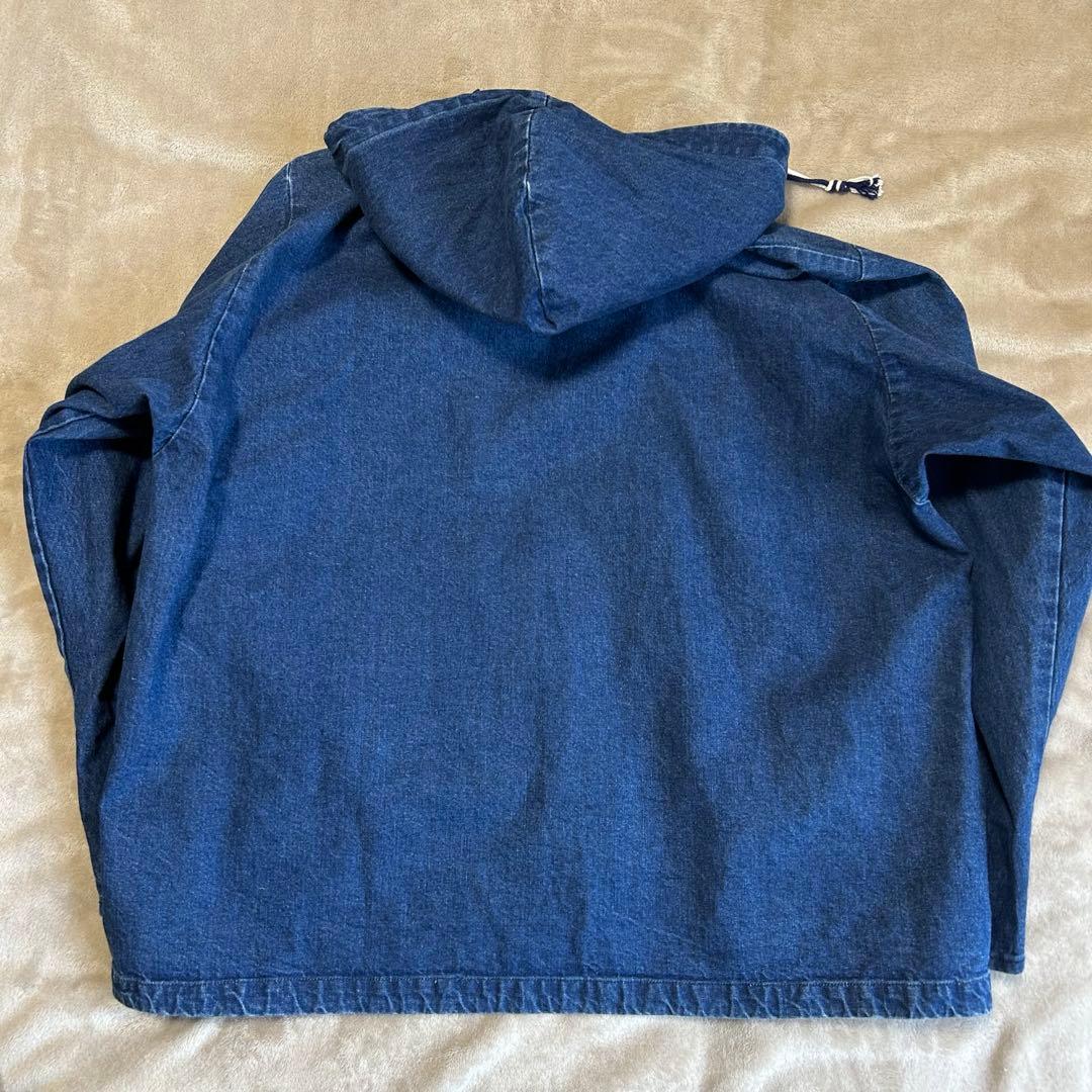【90s USA製】VANDERBILT デニムフーデッドジャケット