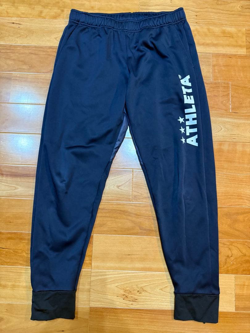アスレタ ATHLETA ジャージ上下セット ネイビー　Oサイズ　美品