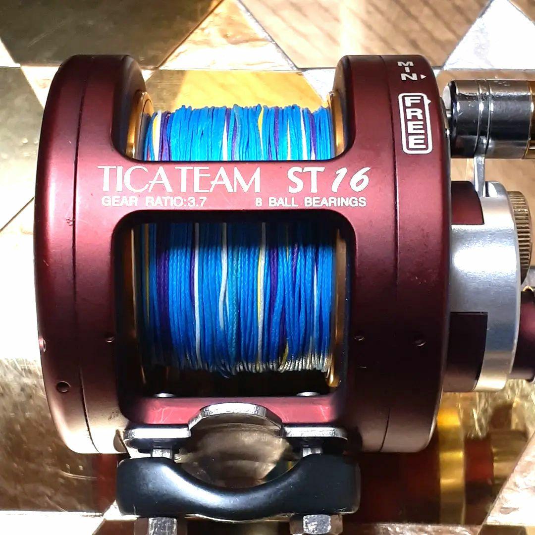 TICA TEAM ST16ベイトリール 船用 磯釣りトローリング 美品