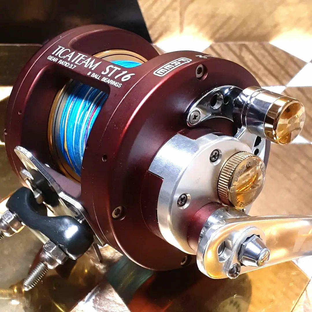 TICA TEAM ST16ベイトリール 船用 磯釣りトローリング 美品