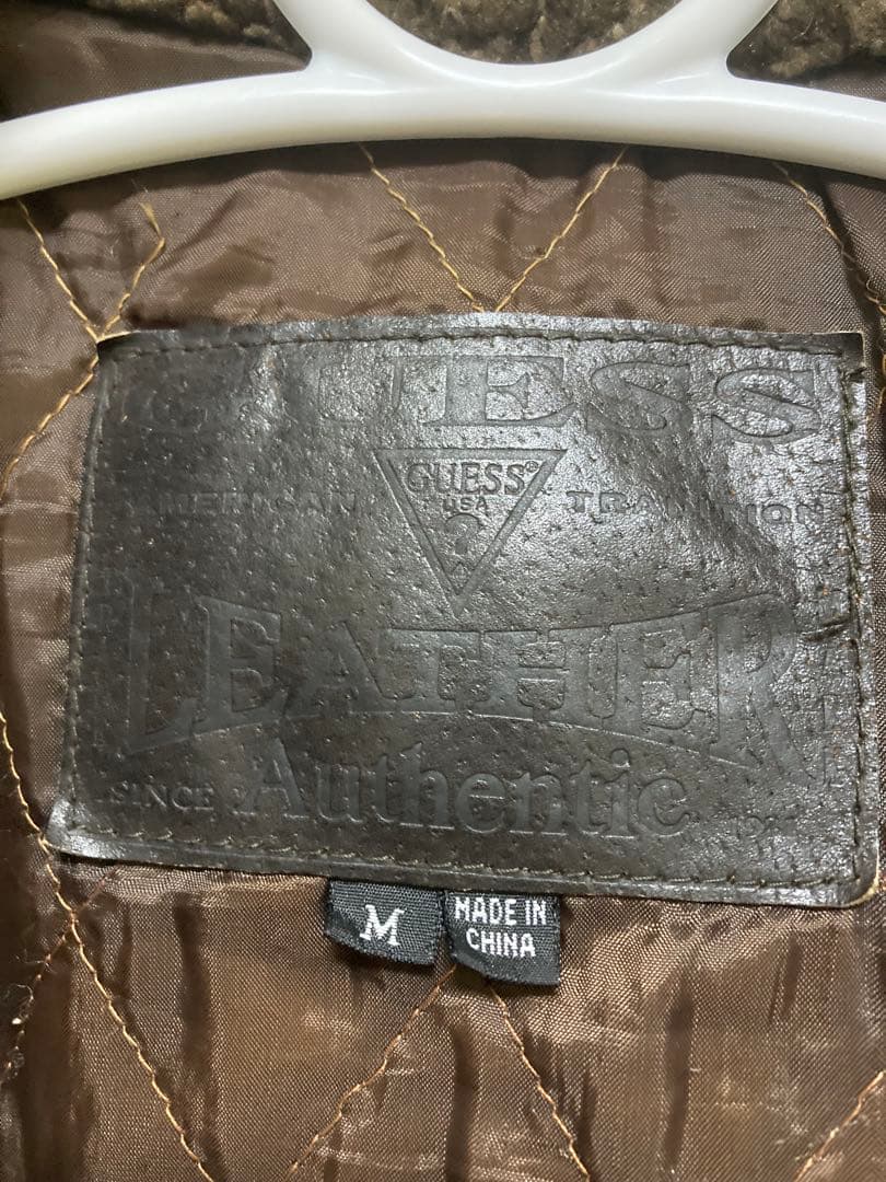 GUESS フライトジャケット ダークブラウン