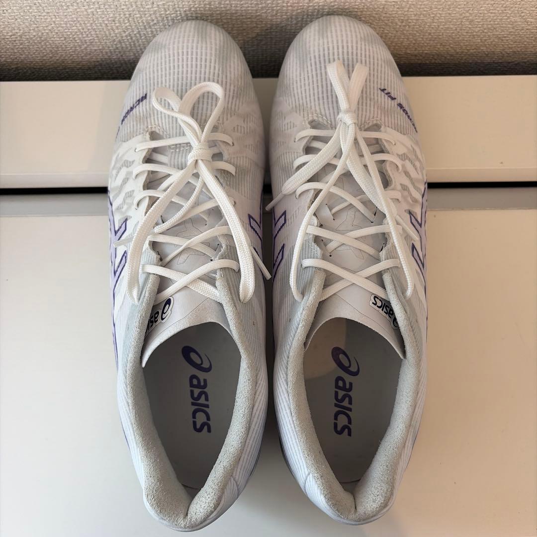 ASICS Hyper FF サッカーシューズ ホワイト/パープル