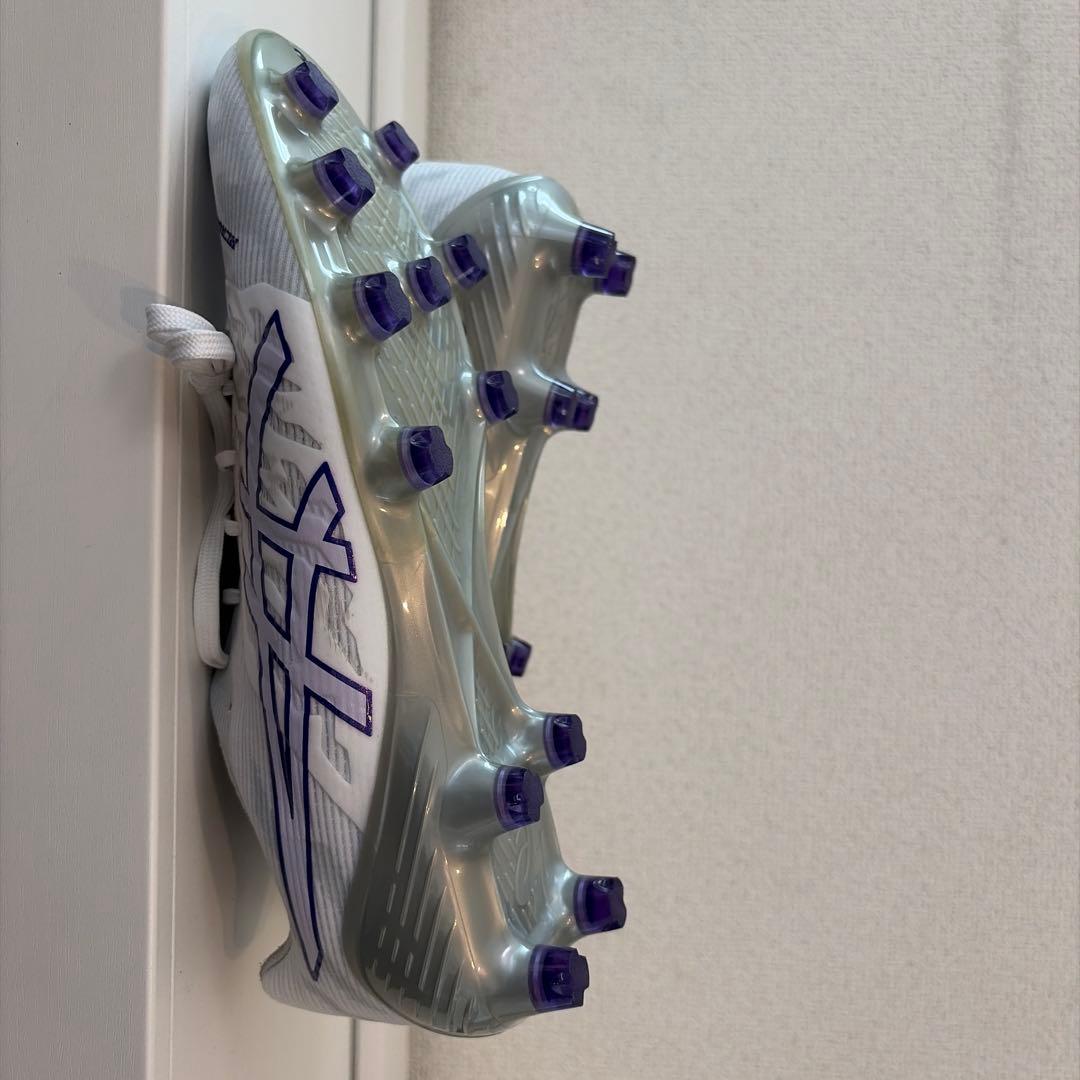 ASICS Hyper FF サッカーシューズ ホワイト/パープル