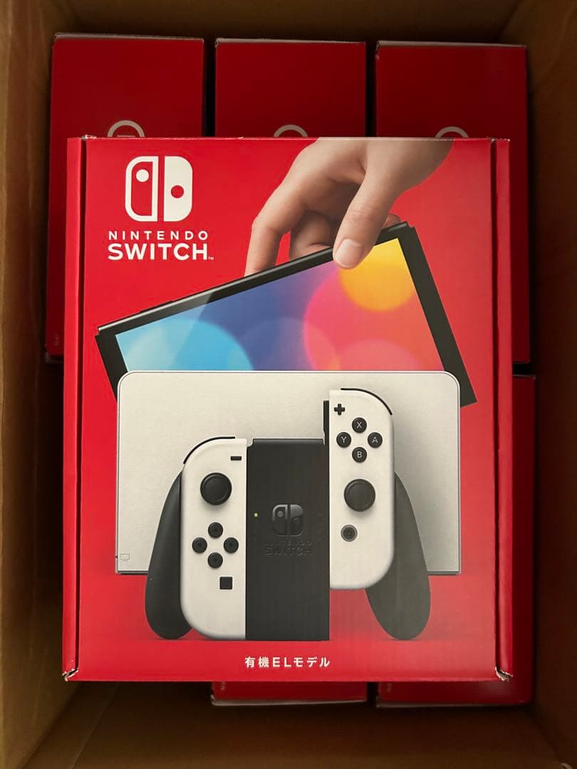 新品未使用品 二ンテンドースイッチ Switch本体有機EL 6台