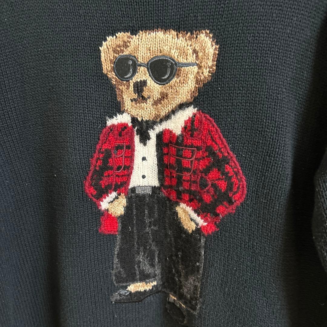 Ralph Lauren クマデザイン ニットセーター