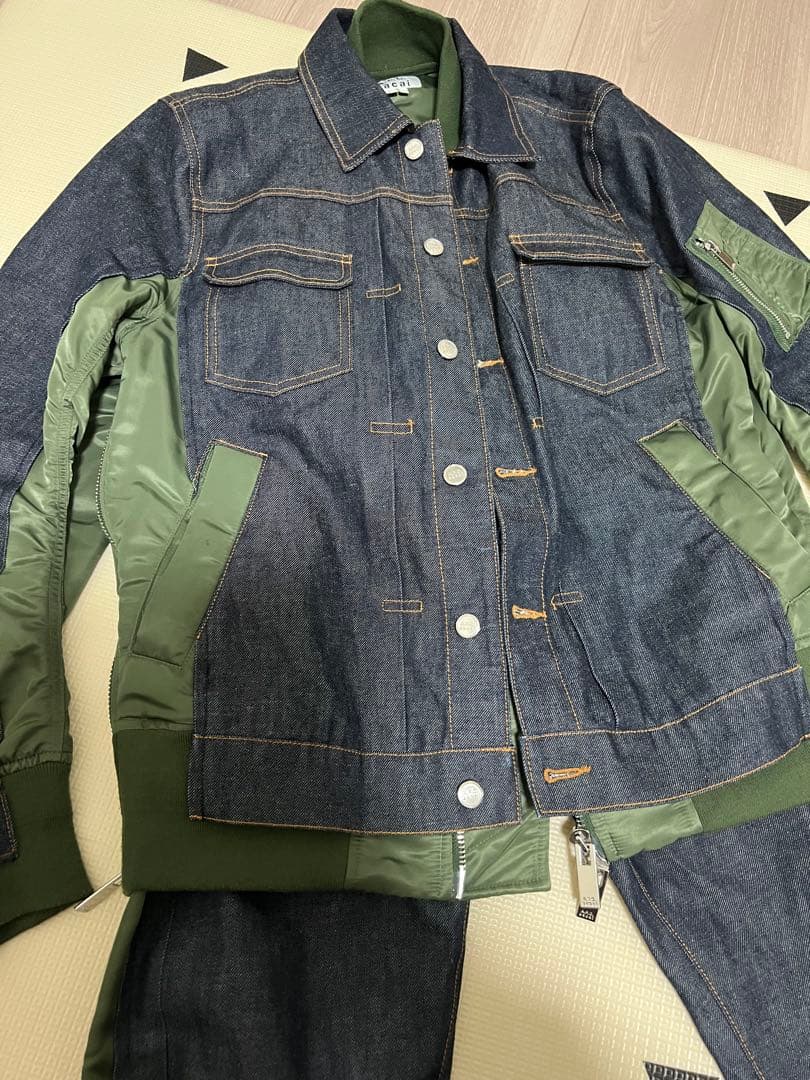 や*ー様 美品sacai×a.p.c2021ssデニムセットアップ