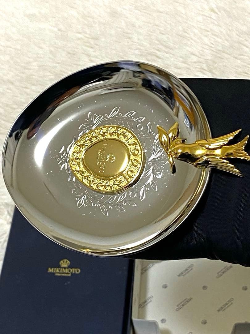 MIKIMOTO イヤーシリーズ ジュエリートレイ ハート型　パール　皿 小物
