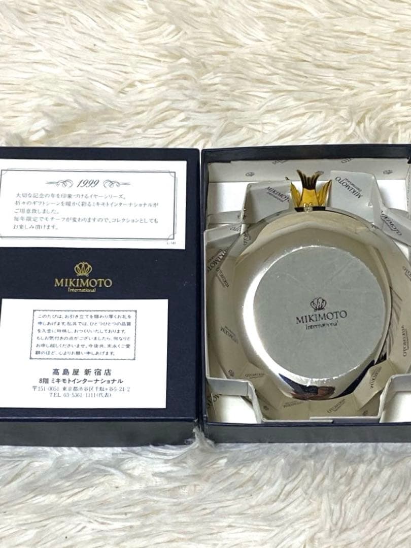 MIKIMOTO イヤーシリーズ ジュエリートレイ ハート型　パール　皿 小物