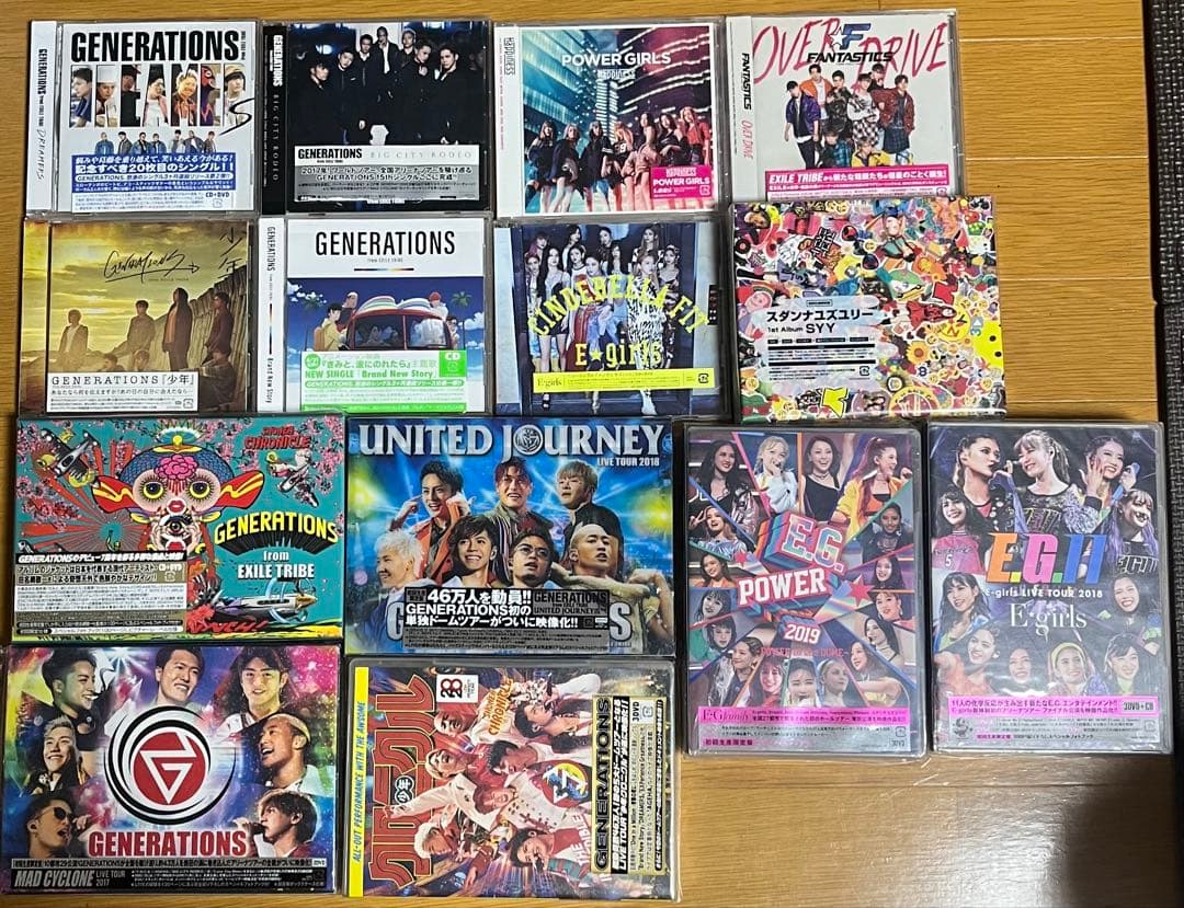 GENERATIONS E-girls DVDセット