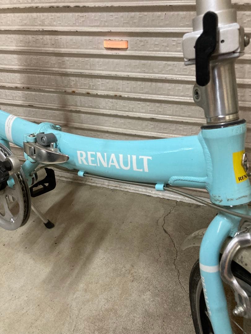 RENAULT 折りたたみ自転車 青