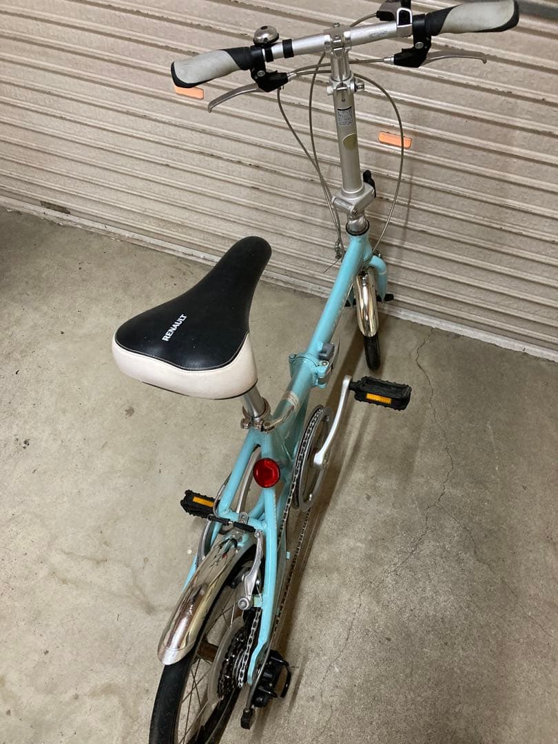RENAULT 折りたたみ自転車 青