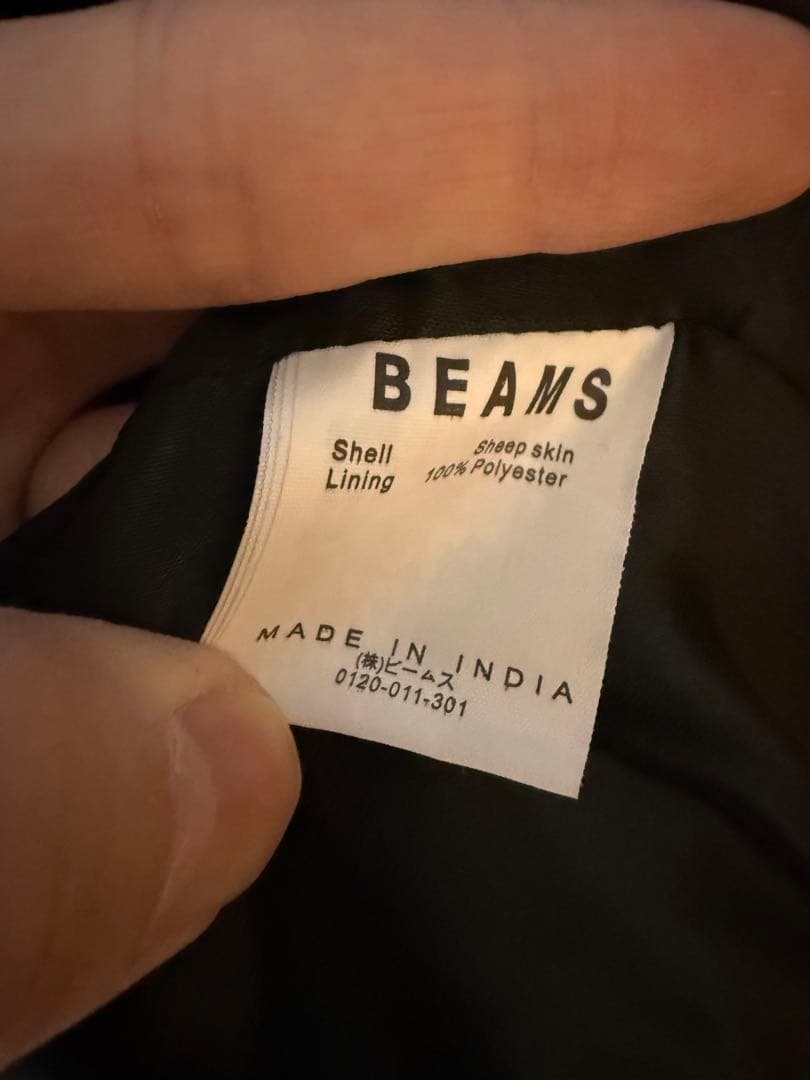 BEAMS シープレザージャケット L 本革