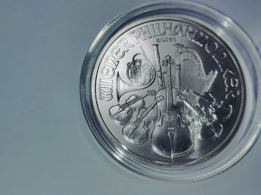 ウィーン・フィルハーモニー 銀貨 3枚セットケース付き