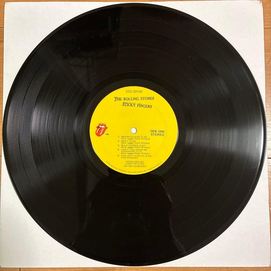 ローリングストーンズ 名盤 レコード スティッキーフィンガーズ USオリジナル盤