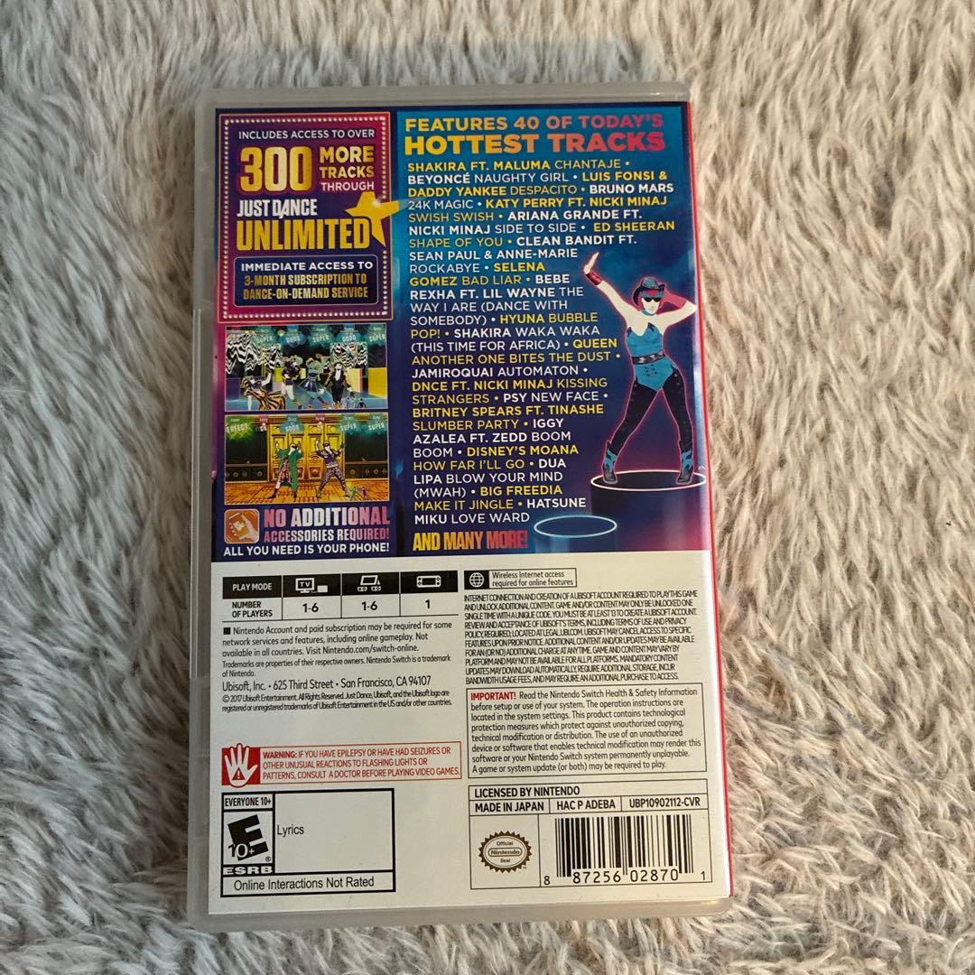 Nintendo Switch Just Dance 2018 Nintendo Switch