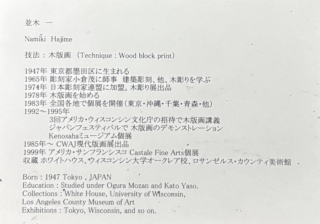 タペストリー　掛け軸　山森龍琉　「南天」　直筆　Y-44