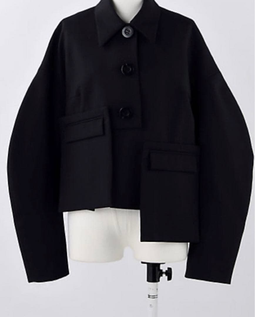 ENFOLDエンフォルド　SOUTIEN-COLLAR SHORT-JACKET