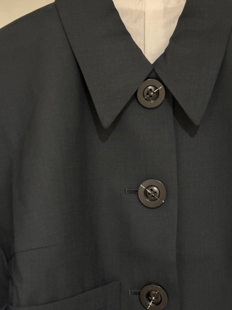 ENFOLDエンフォルド　SOUTIEN-COLLAR SHORT-JACKET