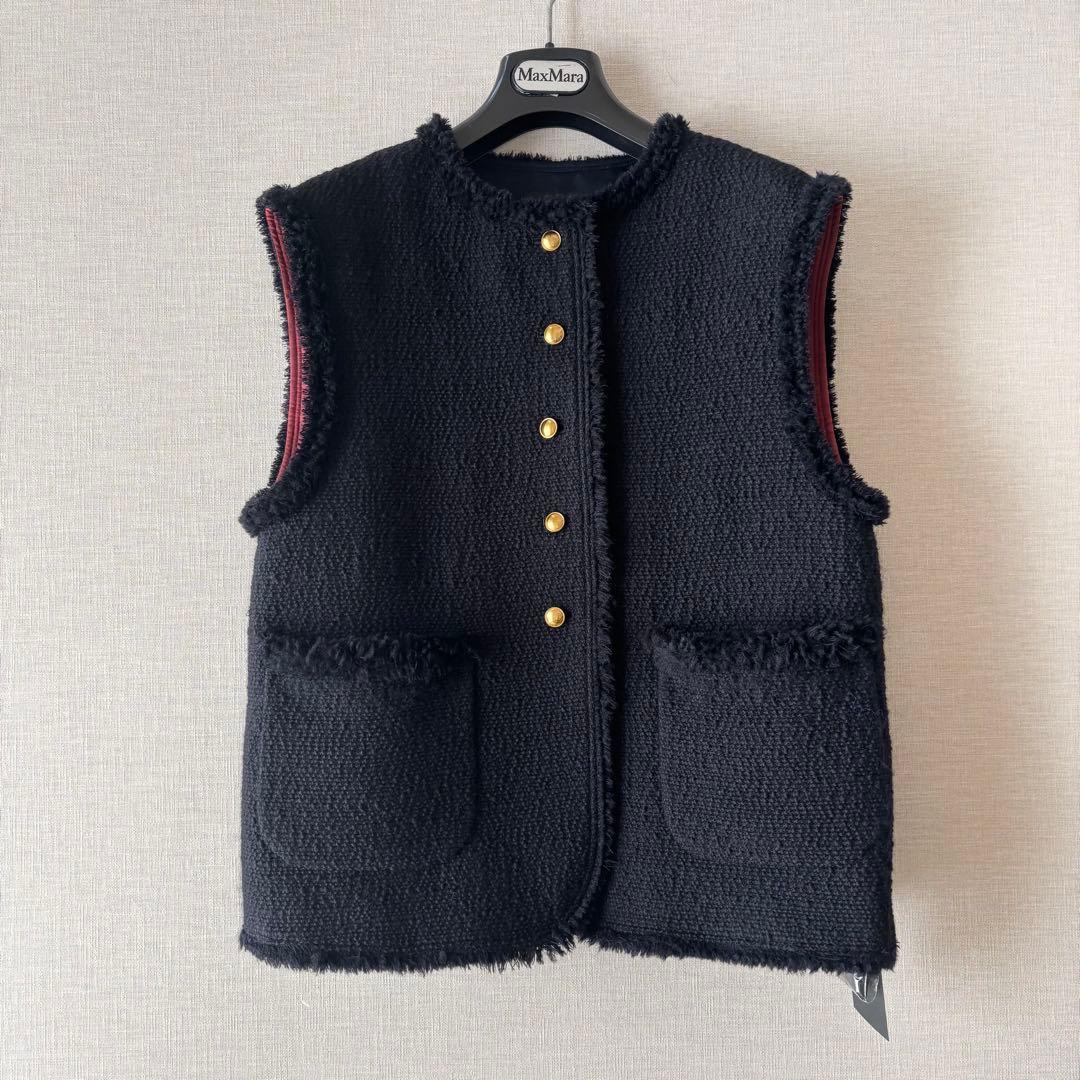 新品✨トゥモローランド ブークレーファンシー クルーネックジレ セレモニー