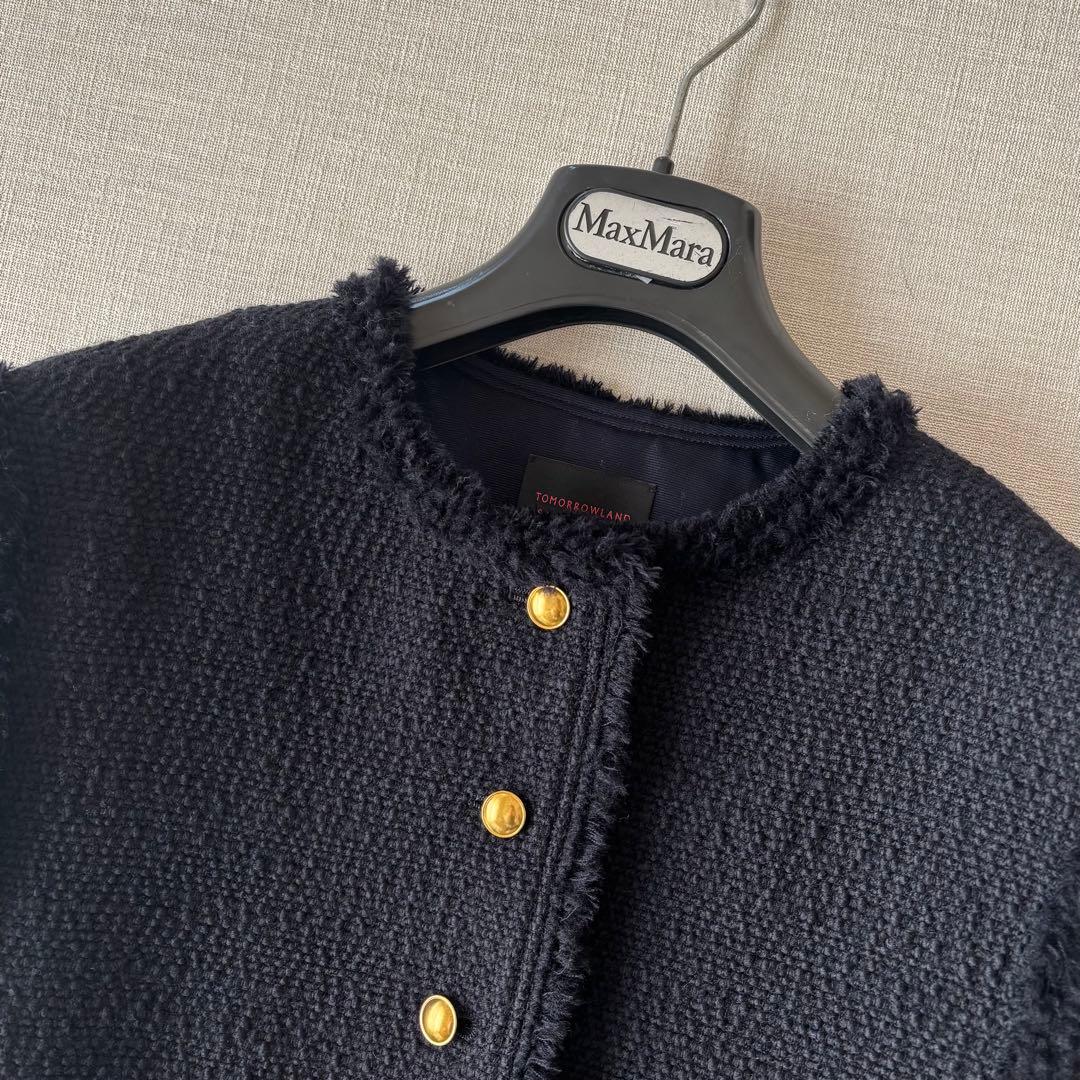 新品✨トゥモローランド ブークレーファンシー クルーネックジレ セレモニー