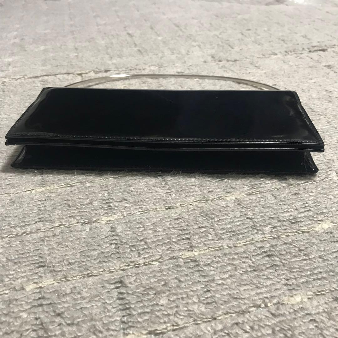 グッチ［パーティバッグ］2way　ハンドバッグ　クラッチ　エナメル　ポーチ